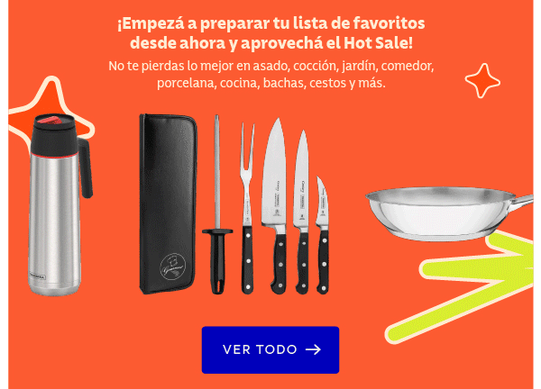 ¡Empezá a preparar tu lista de favoritos desde ahora y aprovechá el Hot Sale!